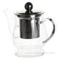 Hand Blown Pyrex Glass Teapot with Filter